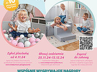 Szanowni Państwo, Nasze przedszkole przystąpiło do konkursu „DZIECIĘCY KĄCIK Z KIDDYMOON”. Celem konkursu jest stworzenie kreatywnych i bezpiecznych miejsc zabaw dla najmłodszych w placówkach wychowania przedszkolnego. Każdy ma możliwość r