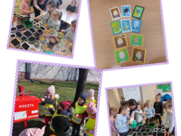 Dzieci wysiewają owies i wrzucają listy do skrzynki